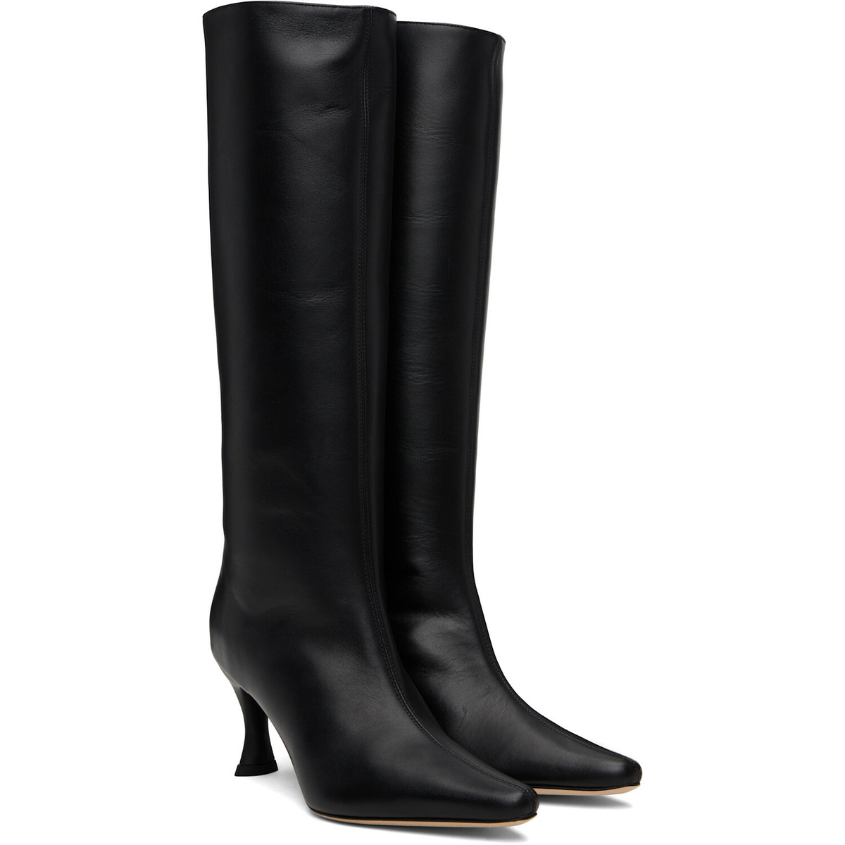 BY FAR Black Stevie 42 Tall Boots