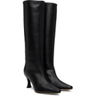 BY FAR Black Stevie 42 Tall Boots