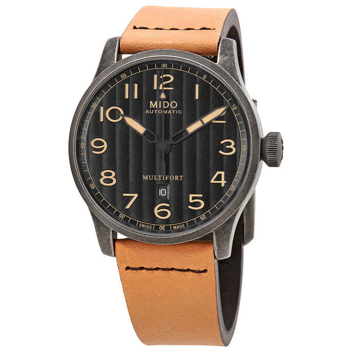 Photo: Mido Multifort Automatic Black Dial Mens Watch M032.607.36.050.99