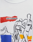 New Balance Nb Athletics Graphic Tee White - Mens - Shortsleeves