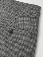 Kingsman - Slim-Fit Straight-Leg Houndstooth Wool Suit Trousers - Gray