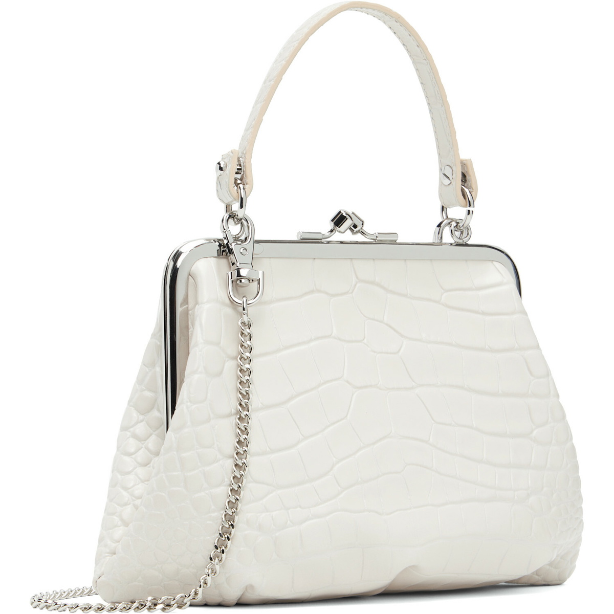 Vivienne Westwood Off-White Granny Frame Bag