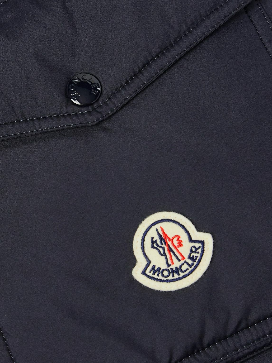 Moncler - Logo-Appliquéd Quilted Shell Down Scarf