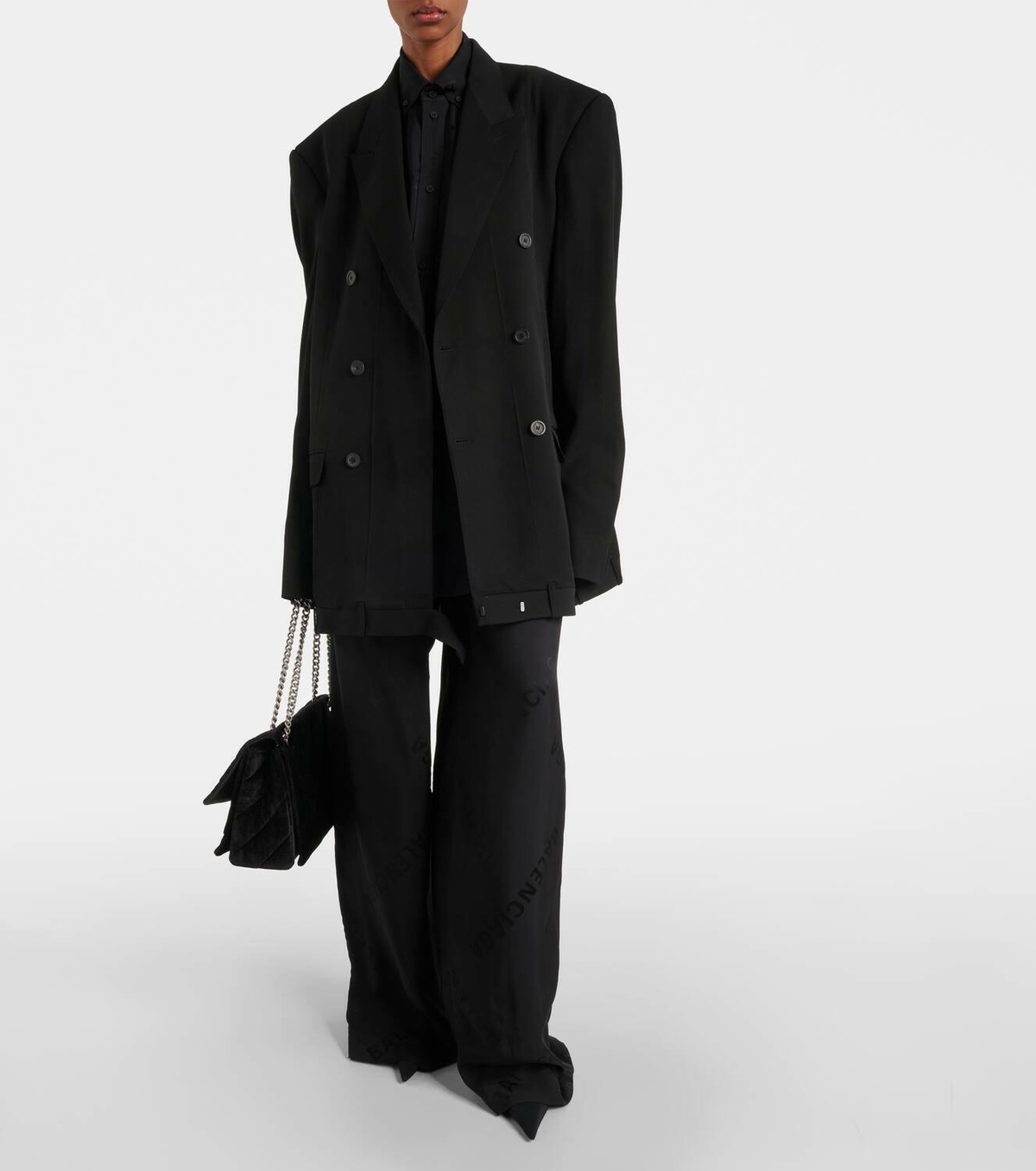 Balenciaga Deconstructed wool-blend jacket Balenciaga