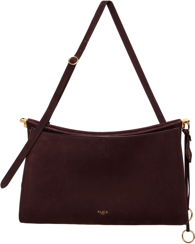 Photo: ALAÏA Burgundy 'Le Click' Pocket 35 Bag