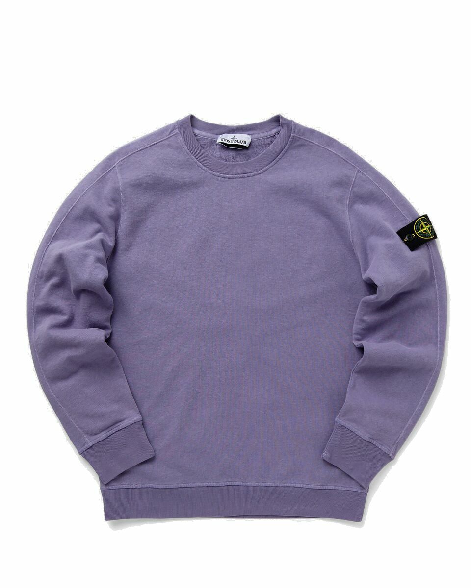 Photo: Stone Island Sweat Shirt Purple - Mens - Sweatshirts