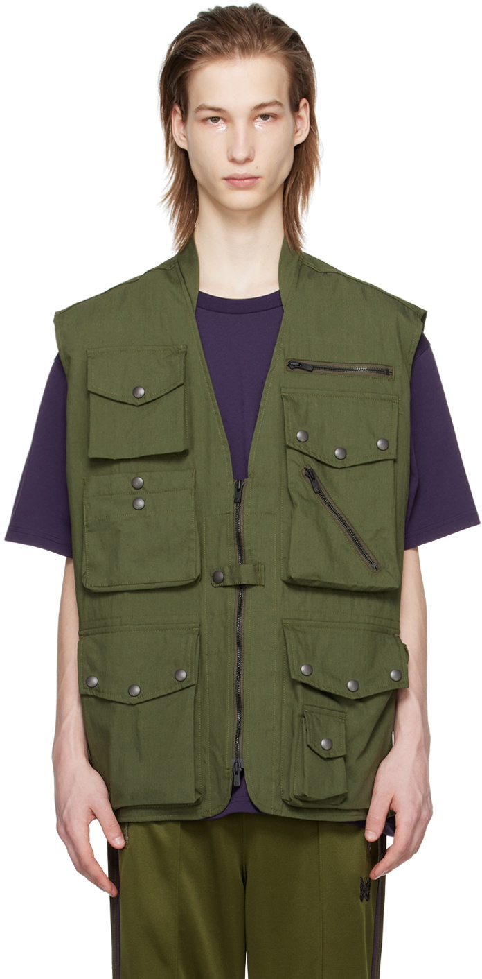 Photo: NEEDLES Khaki Field Vest