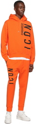 Dsquared2 Orange 'Icon' Lounge Pants