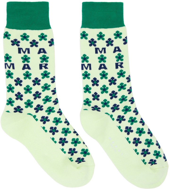 Photo: Marni Green Micro Flower Socks