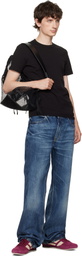 TOM FORD Black Mesh Line Sling Backpack