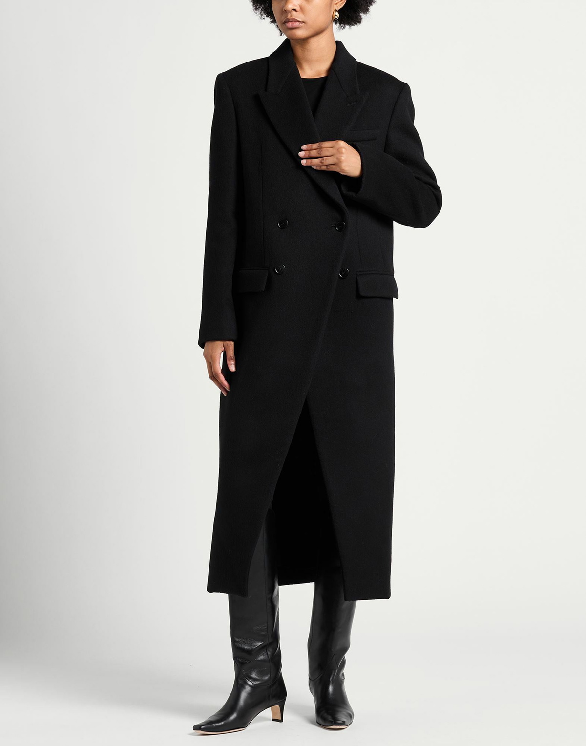 Mcqueen Womens Coat in Black