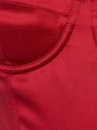 DOLCE & GABBANA Stretch Silk Satin Bodysuit