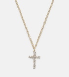 Sydney Evan 14kt gold (585/1000) pendant necklace with diamonds