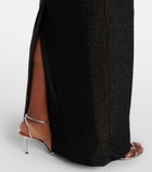 Area Crystal-embellished gown