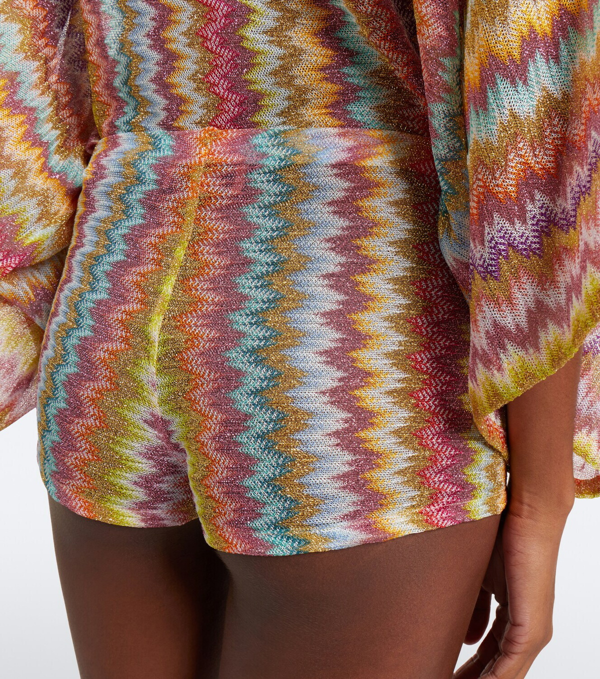 Missoni Lamé micro shorts