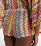 Missoni Lamé micro shorts