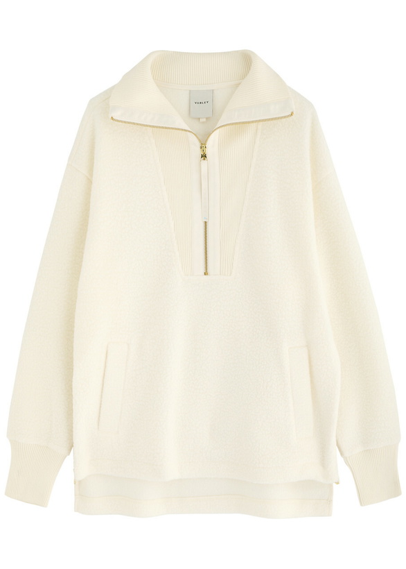 Photo: Varley Willmont Fleece Jacket Cream