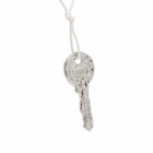MM6 Maison Margiela Women's Key Necklace in Silver 