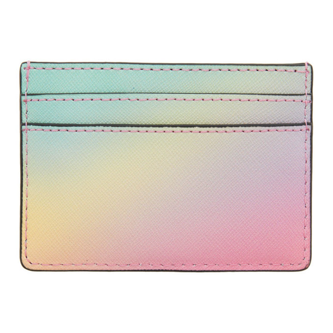 Marc Jacobs Women's Multicolor Leather Card Holder