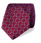 Turnbull & Asser - 9.5cm Silk-Jacquard Tie - Red