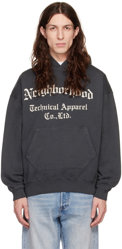 Photo: Neighborhood Gray Sulfur Dye-S Hoodie