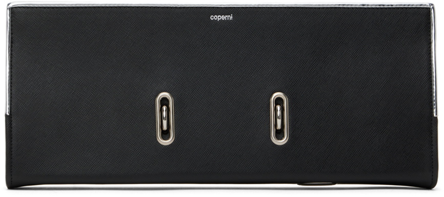 Coperni Black Binder Clutch
