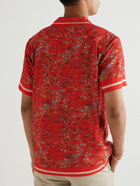 Orlebar Brown - Hibbert Camp-Collar Floral-Print Voile Shirt - Red