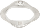 Dunton Ellerkamp Silver Diamond Owen Thin Ring