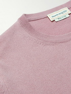 Alexander McQueen - Instarsia Cashmere Sweater - Purple