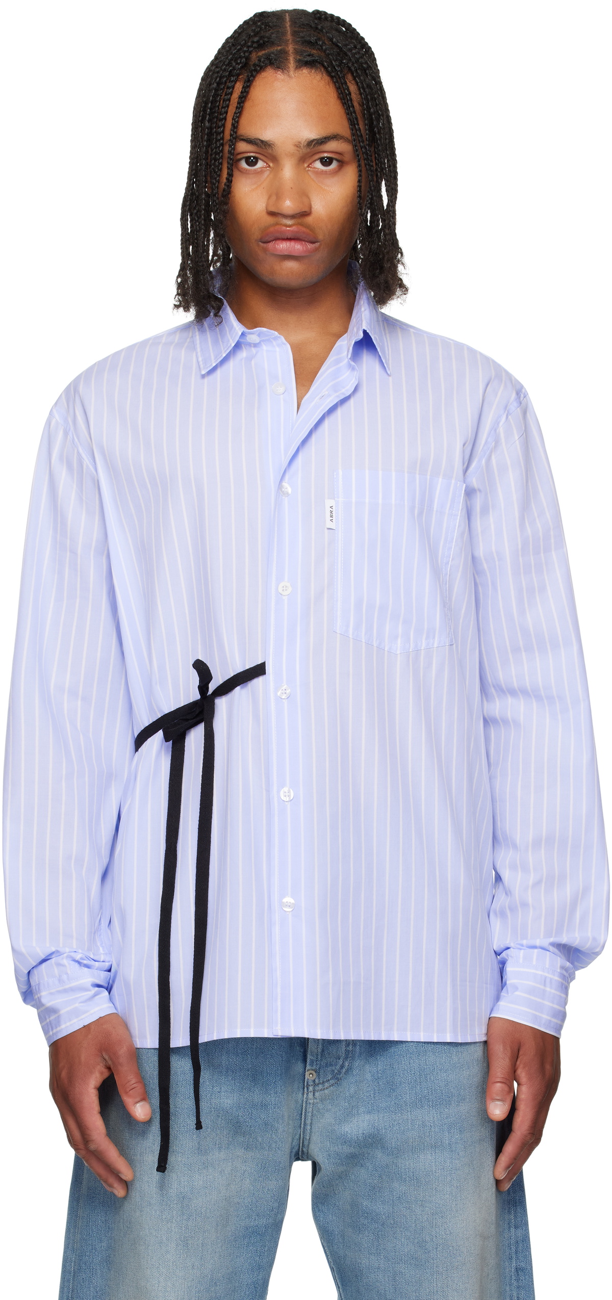 ABRA SSENSE Exclusive Blue Cotton Shirt