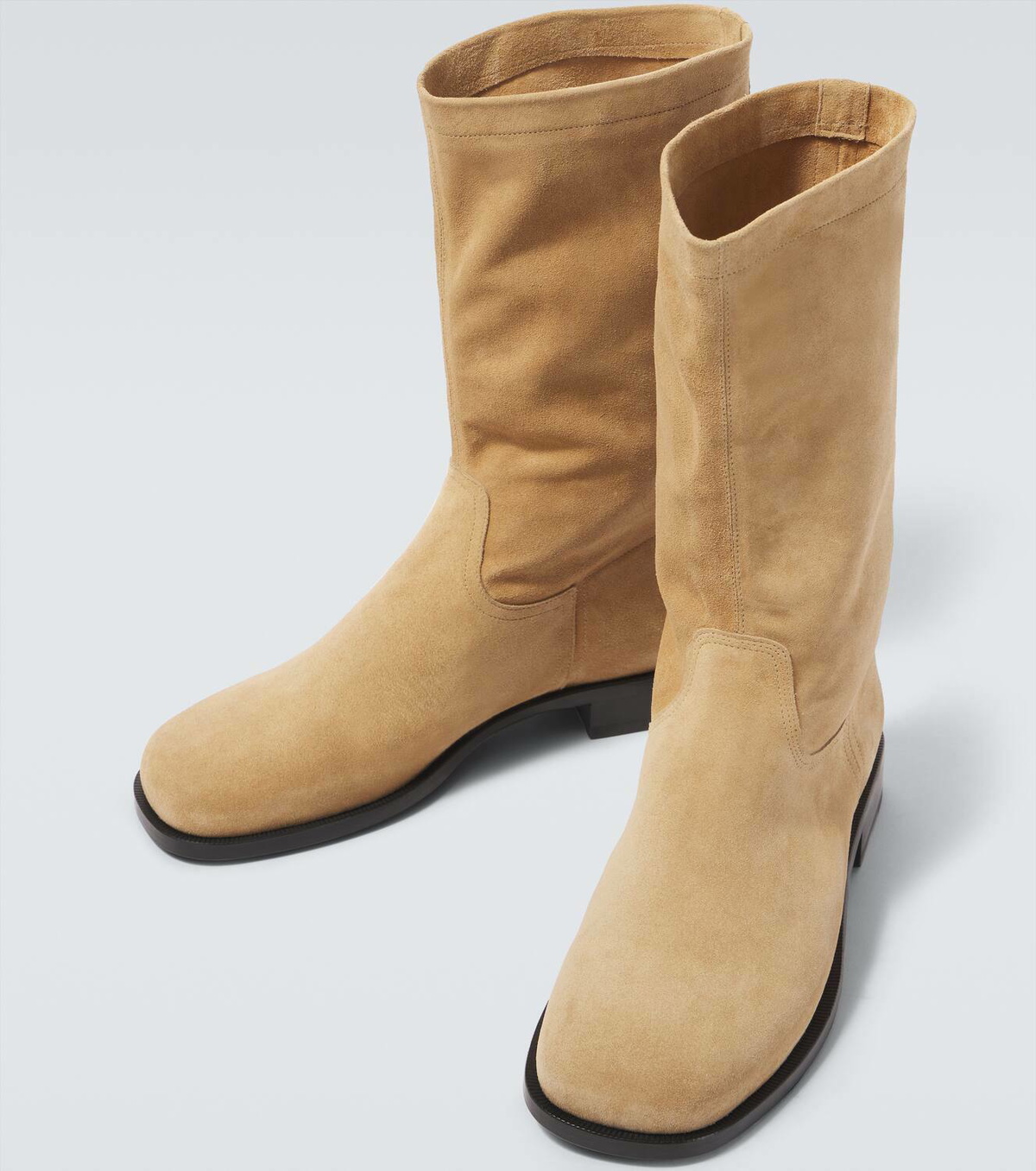 Lemaire Soft Workwear suede ankle boots