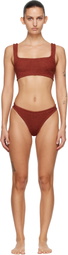 Hunza G Burgundy Xandra Bikini