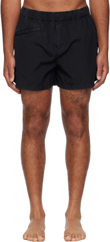 Photo: JW Anderson Black Embroidered Shorts