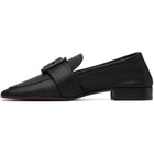 Dries Van Noten Black Buckle Loafers