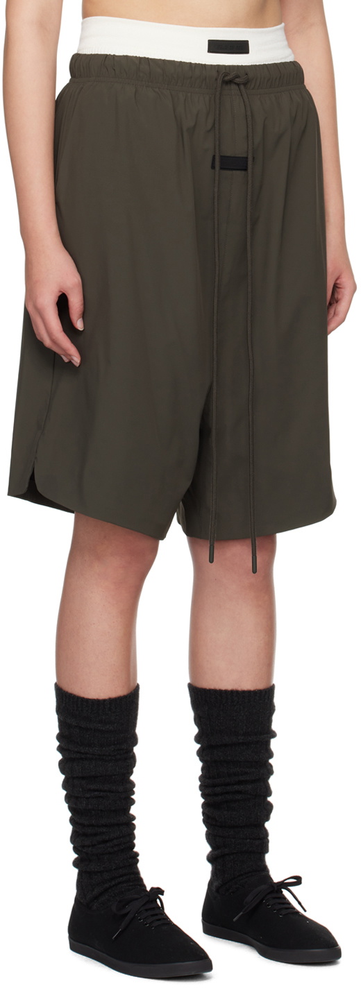 Fear of God ESSENTIALS Gray Relaxed Shorts Fear Of God
