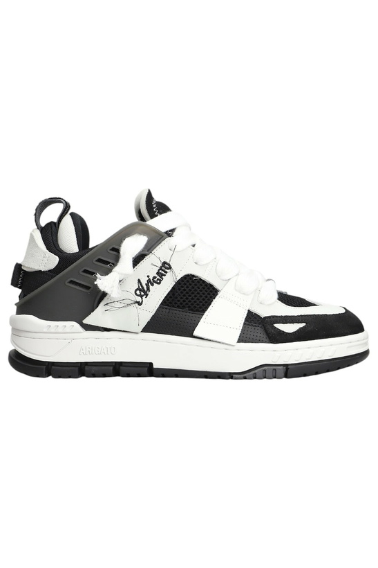 Photo: Axel Arigato Area Patchwork Sneakers In Black Leather And Fabric