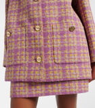 Gucci Checked cotton-blend tweed jacket