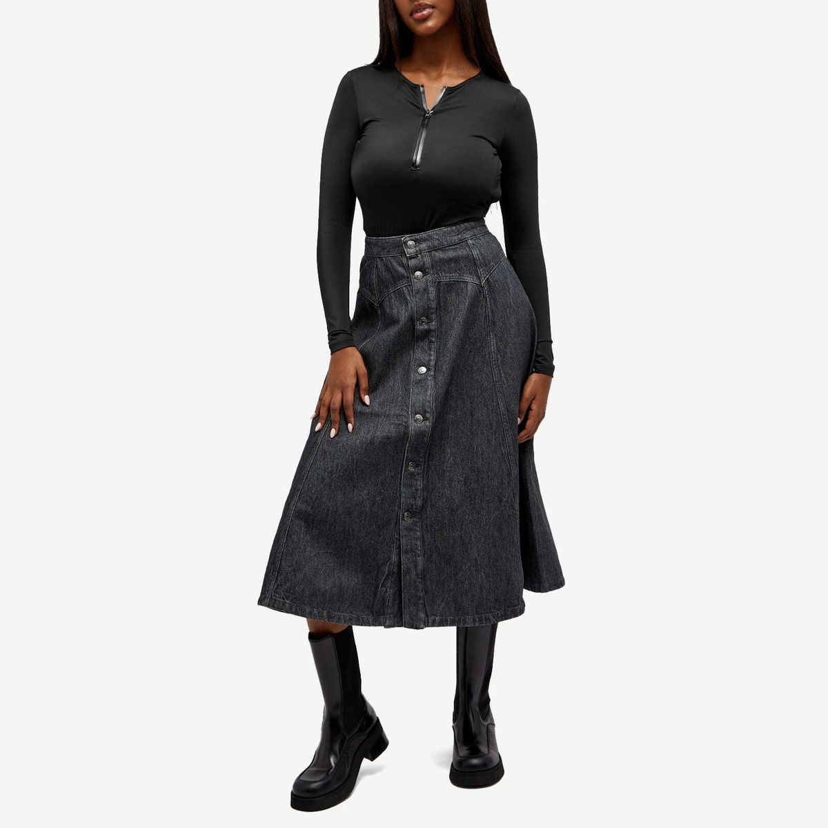 Wood Wood Women's Leann Body Suite in Black
