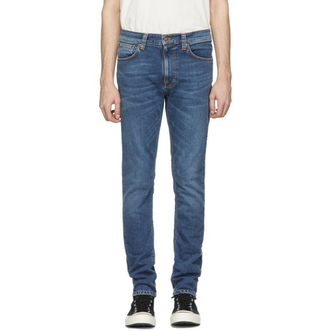 Photo: Nudie Jeans Blue Lean Dean Jeans