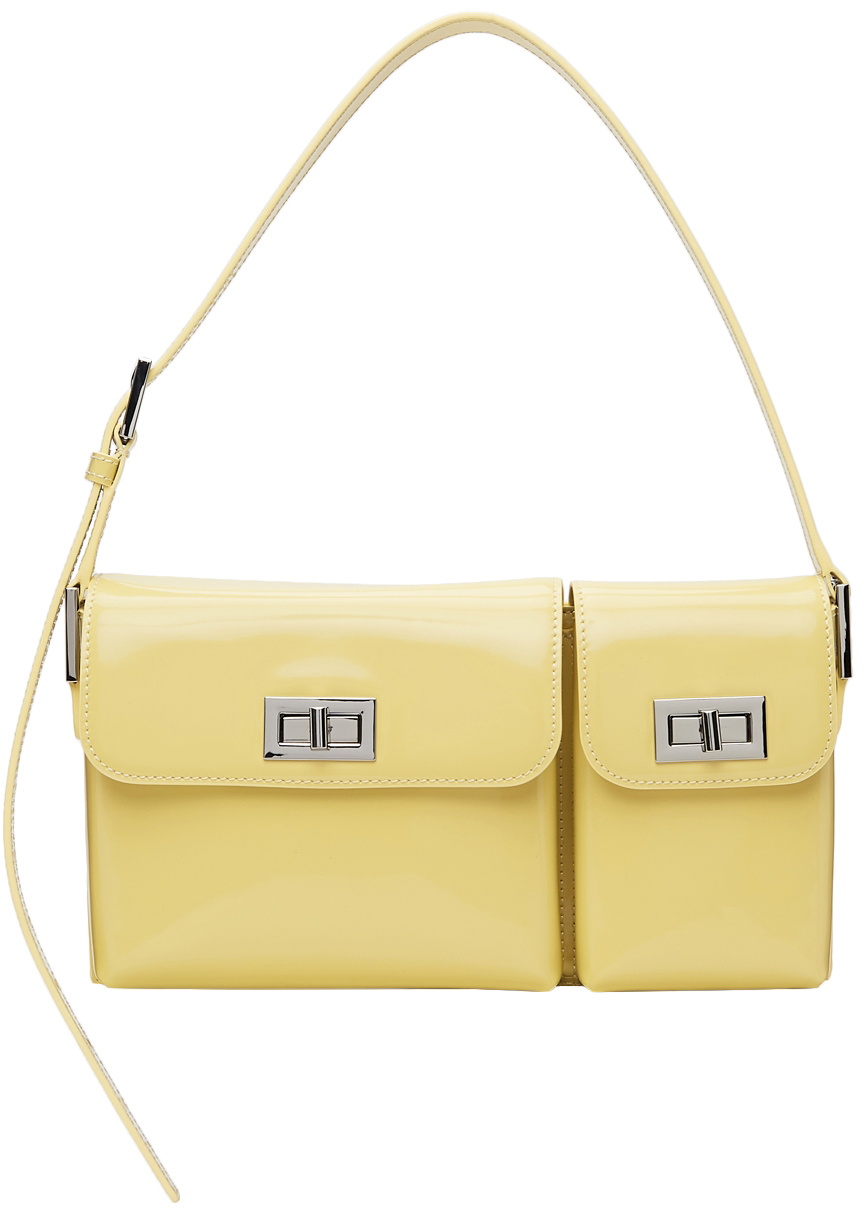 BY FAR Yellow Patent Billy Bag By Far