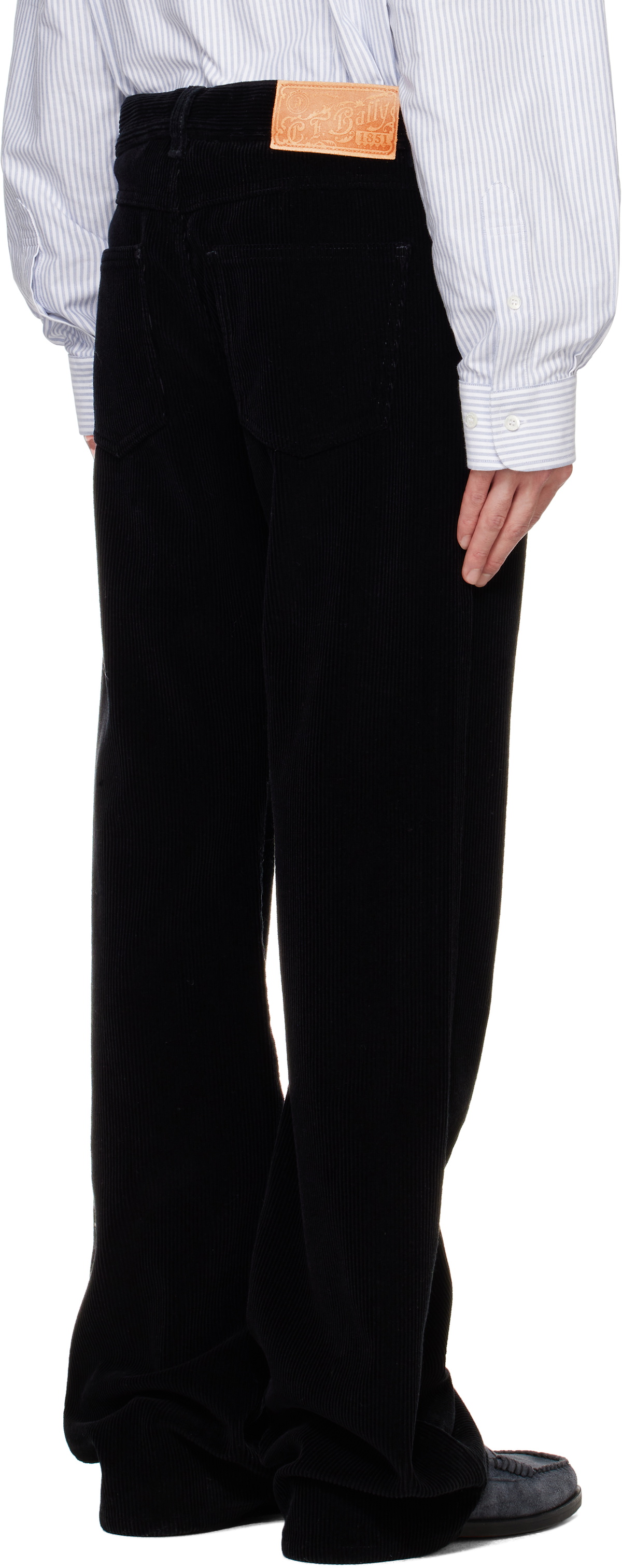 Corduroy Trousers Flared Legs main image 0