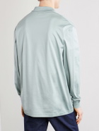Charvet - Cotton-Satin Polo Shirt - Green