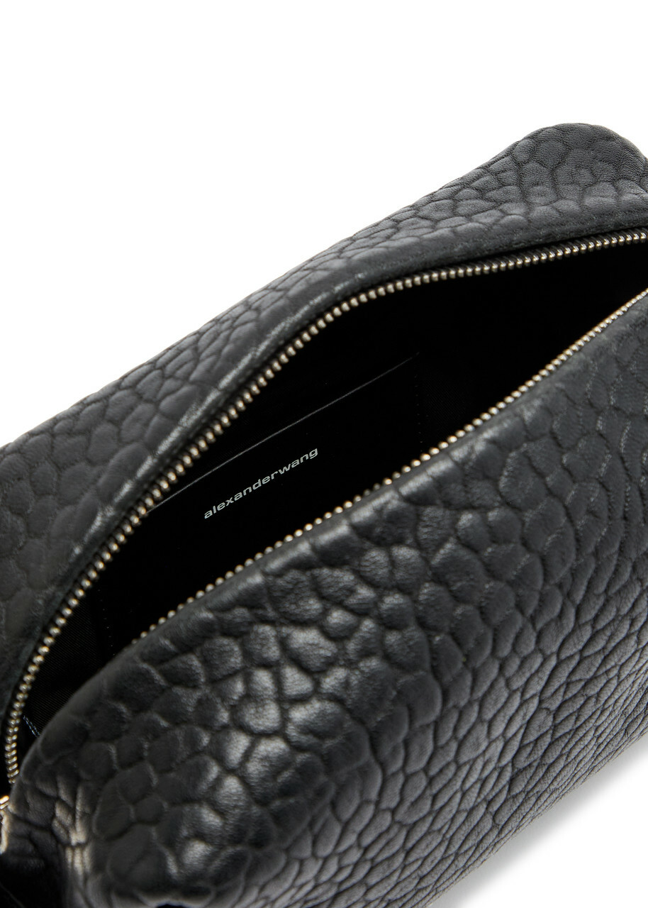 Alexander Wang Ricco Crocodile-effect Leather Shoulder bag - Black - One Size