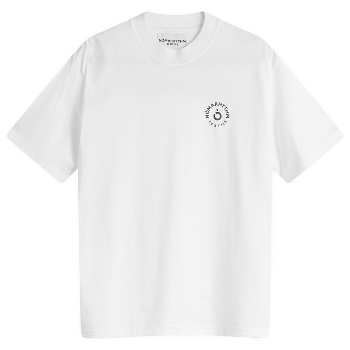 Photo: NOMARHYTHM TEXTILE Men's Logo T-Shirt in White