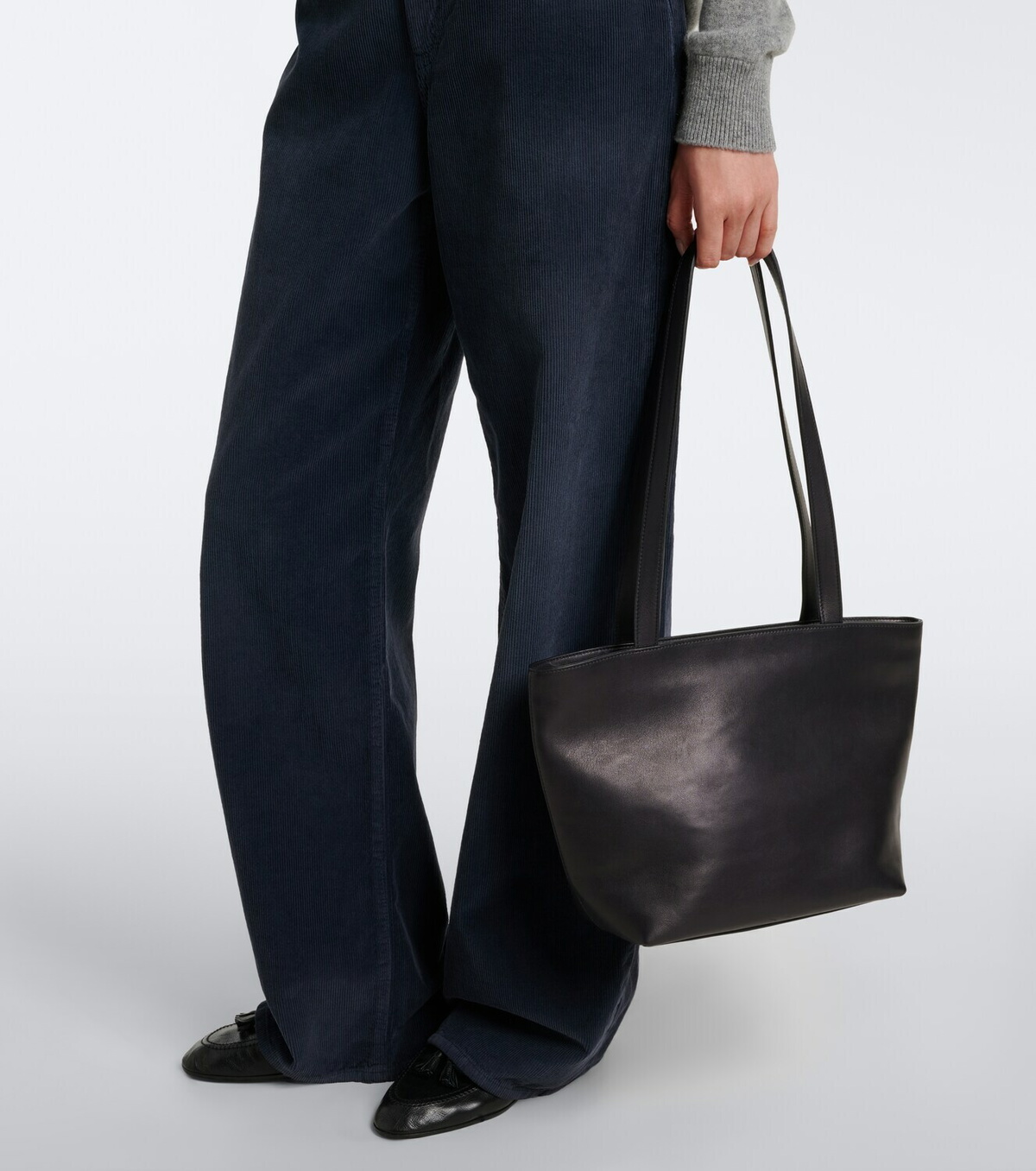 The Row Parker Medium leather tote bag