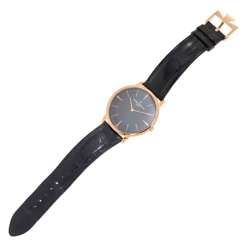 Vacheron Constantin Patrimony Hand Wind Blue Dial Mens Watch 81180/000R-B518
