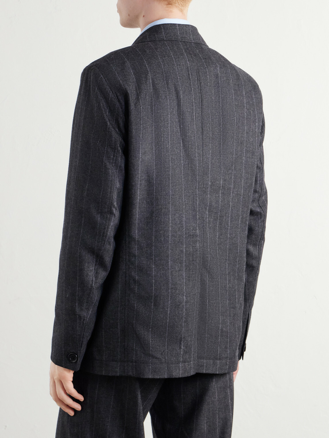 Oliver Spencer - Westbury Striped Wool-Blend Suit Jacket - Gray