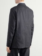 Oliver Spencer - Westbury Striped Wool-Blend Suit Jacket - Gray