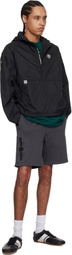 AAPE by A Bathing Ape Gray 'AAPE Now' Sweat Shorts