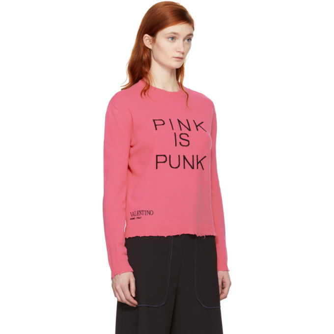 Valentino Pink Pink is Punk Sweater Valentino